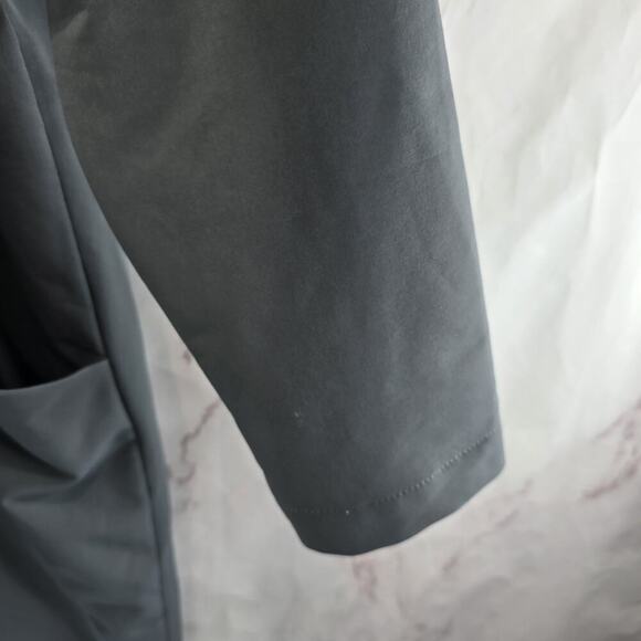 Betabrand Jacket Womens XL Gray Travel Long Unstructured Blazer Stretch - Picture 6 of 14